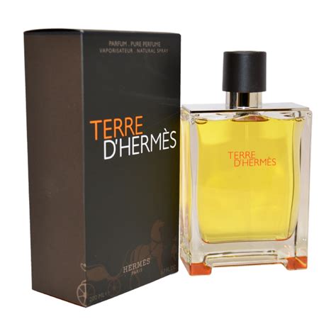 hermes terre d hermes men's 6.7 ounce parfum spray|terre d'hermes for sale.